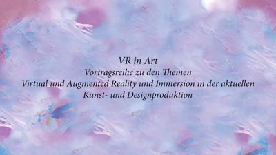 Miniaturansicht - VR in Art: Vortrag von Daniel Birnbaum (6. November 2019)