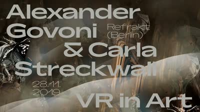 Miniaturansicht - VR in Art: Vortrag von Refrakt (28. November 2019)