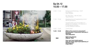 Miniaturansicht - Tania Mancheno: What is the Sound of a Monument? Soundscapes of Decolonial Memories in Hamburg