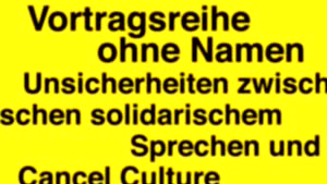 Thumbnail - Vortragsreihe ohne Namen: Saba-Nur Cheema