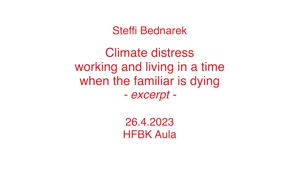Miniaturansicht - Climate distress - working and living in a time when the familiar is dying