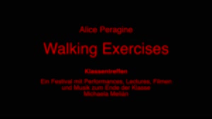 Miniaturansicht - Alice Peragine – Walking Exercises 2012/2023