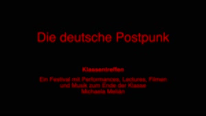 Miniaturansicht - Die Deutsche Postpunk – Konzert Performance