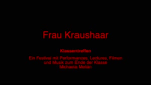 Miniaturansicht - Frau Kraushaar – Konzert Performance