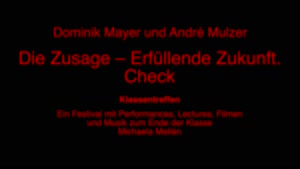 Miniaturansicht - Dominik Mayer und André Mulzer sind: Die Zusage – Erfüllende Zukunft. Check – Performance