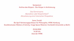 Miniaturansicht - Das Gemeinsame: Abstraktion oder Körperlichkeit? Aktualisierung einer historischen Perspektive - Samo Tomšič
