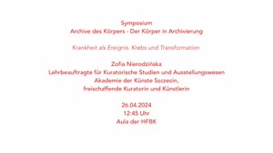 Miniaturansicht - Krankheit als Ereignis. Krebs und Transformation - Zofia nierodzińska