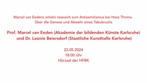 Miniaturansicht - Marcel van Eedens artistic research zum Antisemitismus bei Hans Thoma. Über die Genese und Abwehr eines Tabubruchs