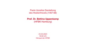 Miniaturansicht - Paolo Uccellos Darstellung des Hostienfrevels (1467-68)