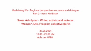 Miniaturansicht - Sanaz Azimipour - Writer, activist and lecturer.