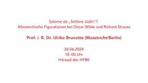 Miniaturansicht - Salomé als „Schöne Jüdin"? Allosemitische Figurationen bei Oscar Wilde und Richard Strauss